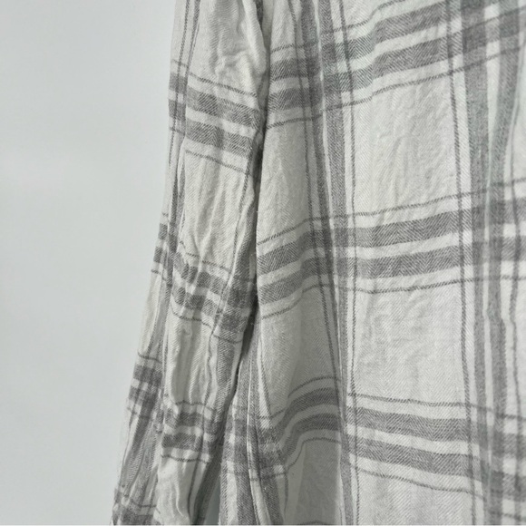 Rails Allison Silver Plaid Shirt‎ Size Large - Picture 6 of 16